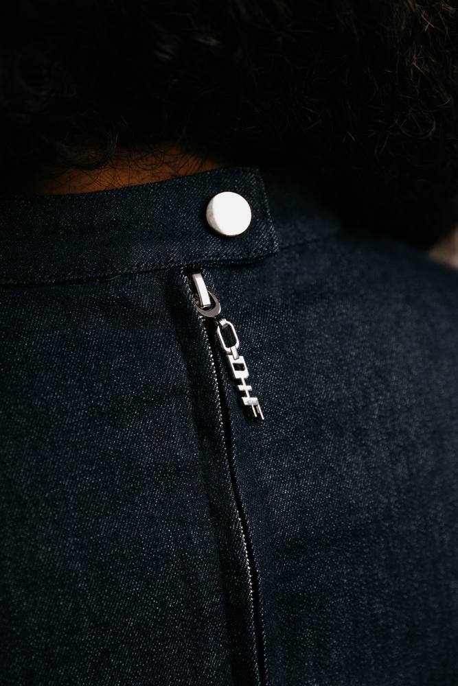 d+f zipper hardware detail